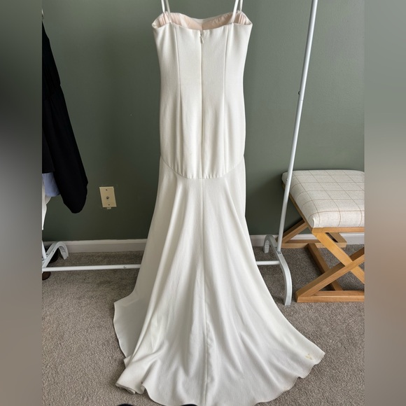 Gorgeous White High Low Dress - Picture 7 of 12